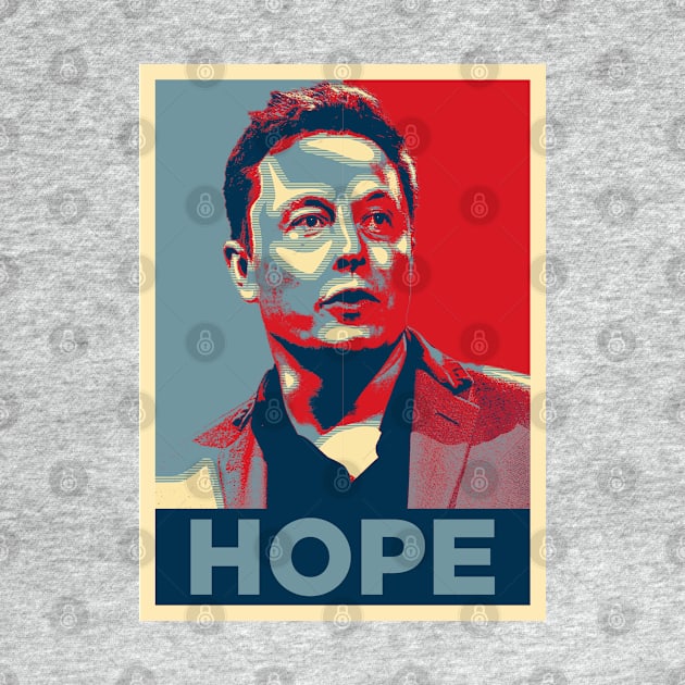 Elon Musk Hope by scribblejuice